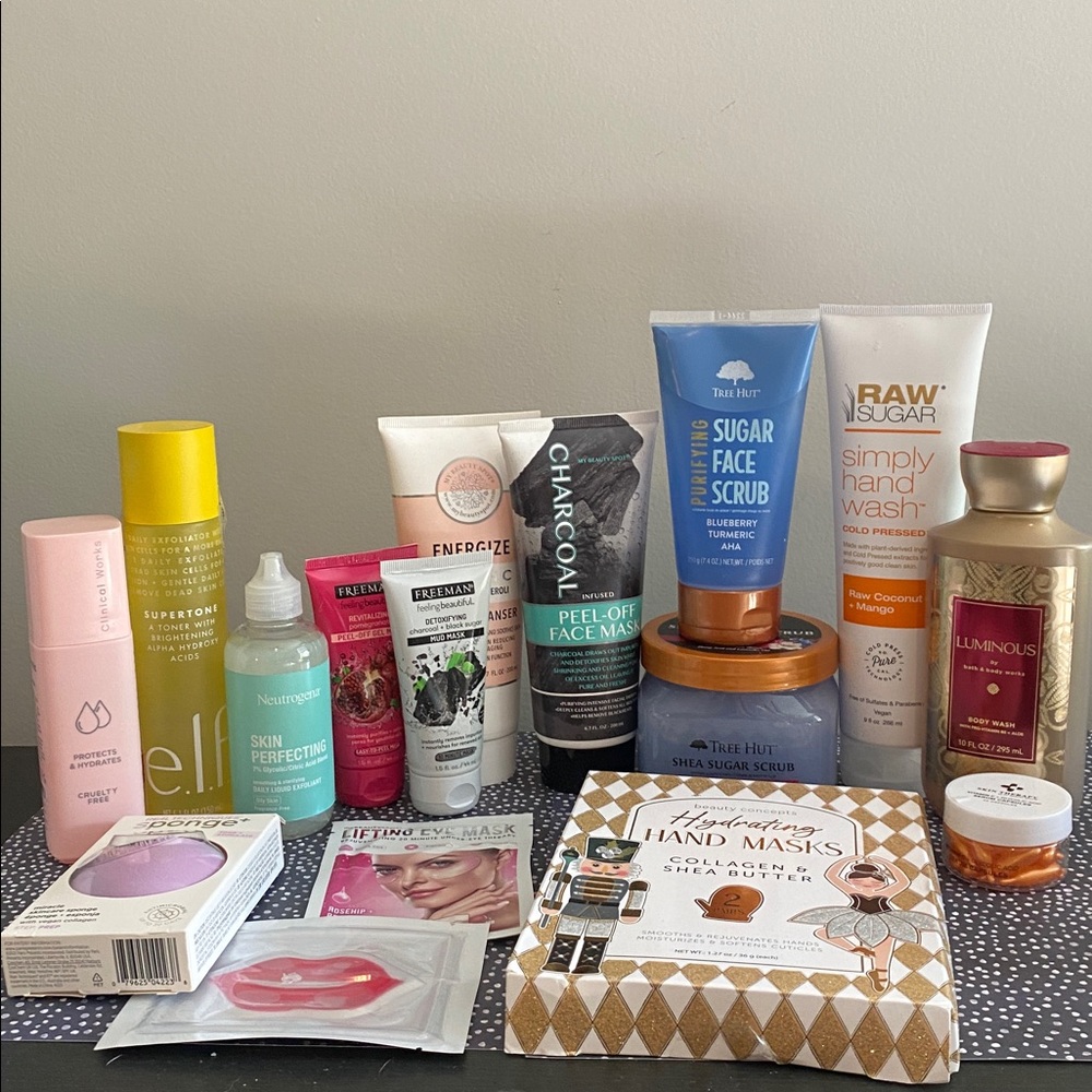 Assorted Skincare and Beauty Products
